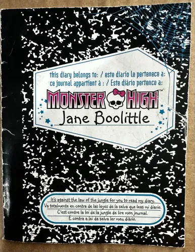 Monster high diario Jane boolittle