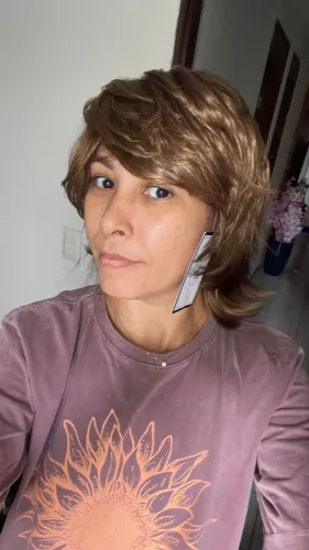 Peruca sintética 