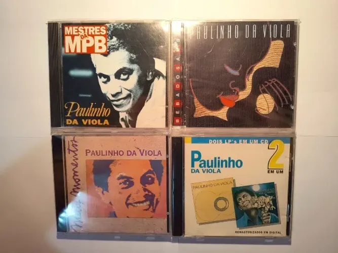 kit 4 cds paulinho da viola - oportunidade! (usado)