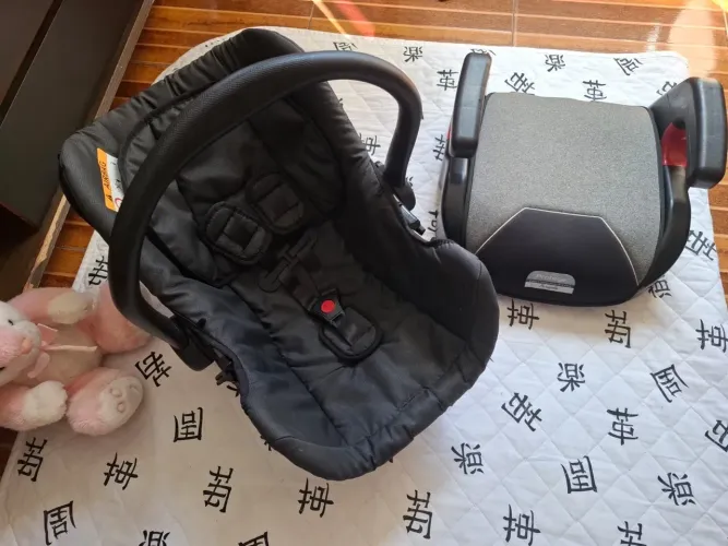 Bebê conforto, carrinho e acento!