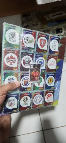 Álbum prata completo para colar