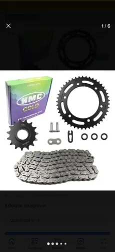 Kit Relação Transmissão Bajaj Dominar 200 Ns 200 C/Retentor