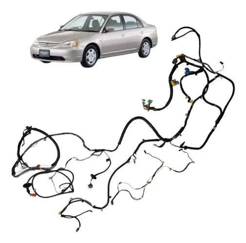 Chicote Interno Traseiro Honda Civic Sedan Lx Lxl Ex G7 2001