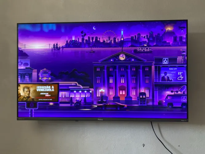 Tv smart Philco 43 P , com tecnologia roku 