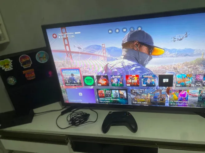 Xbox one FAT + Tv Samsung 32 polegadas ( LEIA A DESCRIÇÃO)