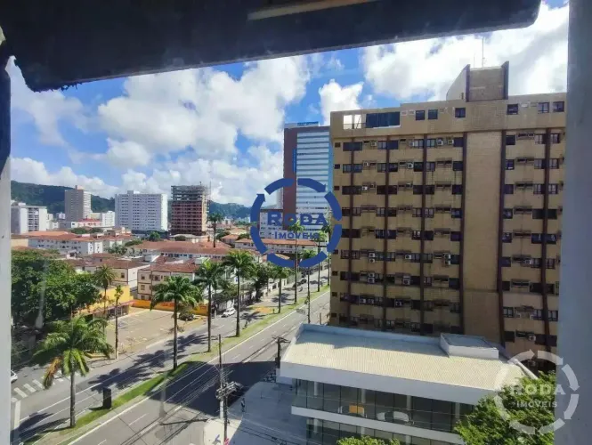 Sala Comercial no Centro Clínico Ana Costa  168m² | 2 Vagas | Encruzilhada  Santos