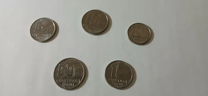 Lote De 109 Moedas Antigas Cruzeiros Plano Collor (1990)