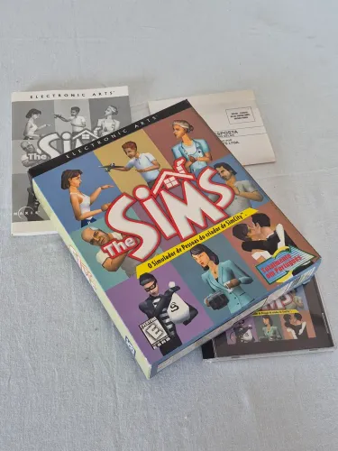 The Sims 1 PC Big Box Original Brasileiro Completo com Manual