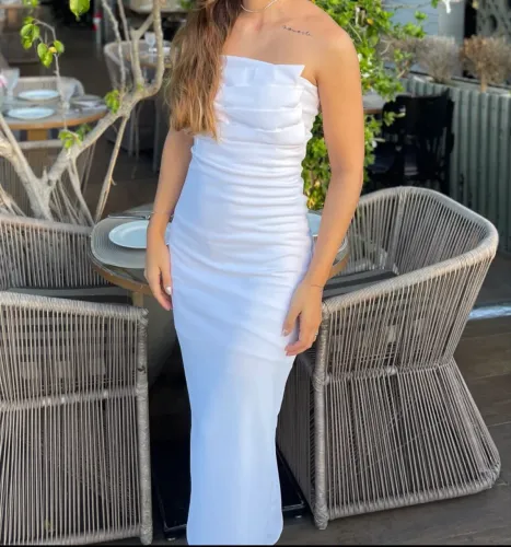 Vestido Branco Midi