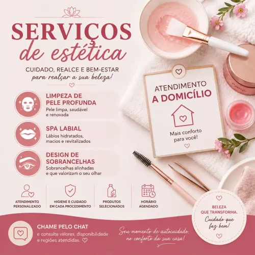 Serviços de Estética | Limpeza de Pele | Designer de Sobrancelhas | Dermaplaning |