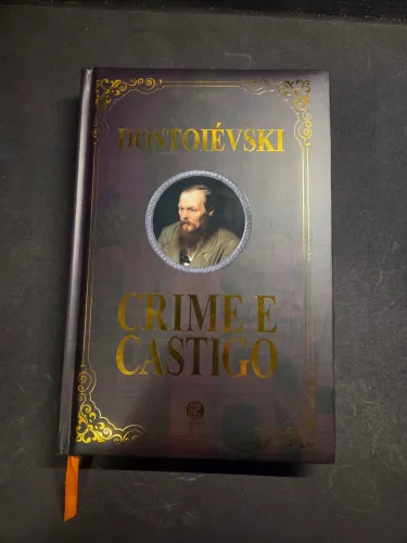 Livro Crime e Castigo de Dostoievski - Edição de luxo