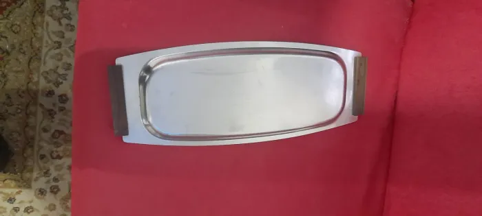 Bandeja retro inox 40cm