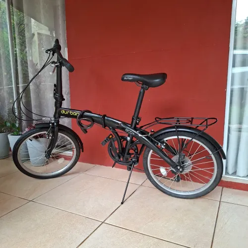 Bicicleta Durban Dobrável Aro 20 Eco+ 6 marchas. Quadro de aço e pedais ABS