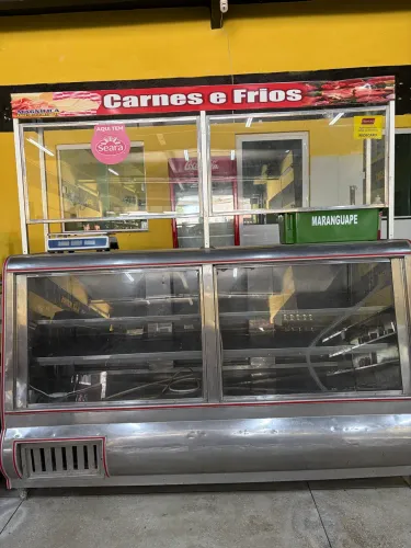 Expositor carnes funcionando perfeitamente