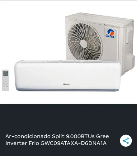 AR CONDICIONADO 9000 BTUS - POUCOS MESES DE USO