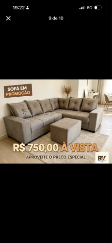 Sofá em promoção
