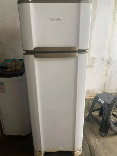 Geladeira esmaltec 2 porta antigas mais funcional barato