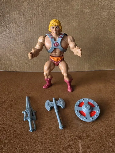 BONECO HE MAN ESTRELA ANOS 80 COMPLETO ORIGINAL