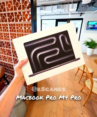 Macbook Pro M4 Pro 24GB 512GB 16 - Space Black Lacrado - RETIRE NO ESCRITÓRIO ABC SP 