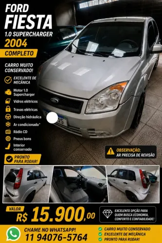 Ford Fiesta Supercharger 1.0 8V 95cv 5P 2004