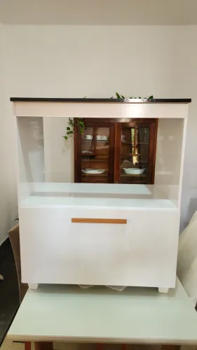 Balcão para cooktop 4 bocas com gaveta (Excelente estado)