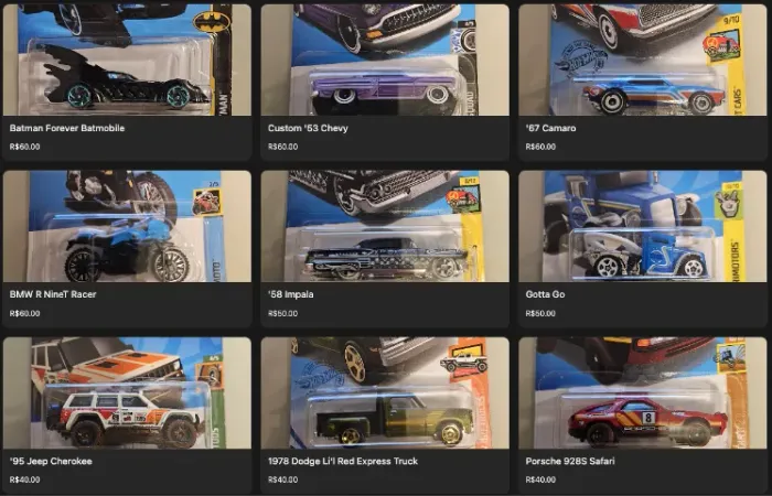 Hot Wheels T-Hunts - Valores nas imagens