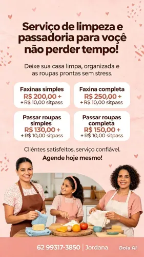 Faxina/passadeira