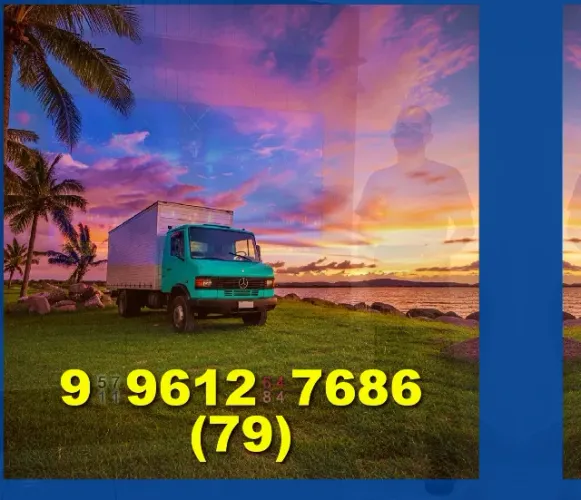 Frete rápido! Contate J/Andrade: 79?9?9612?7686 e garanta já seu lugar!
