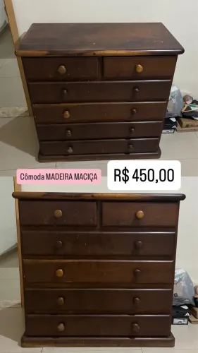 Cômoda madeira maciça