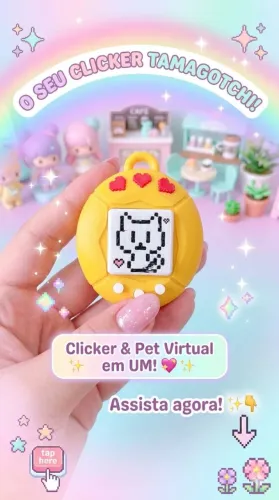 Tamagotchi Clicker anti estresse 
