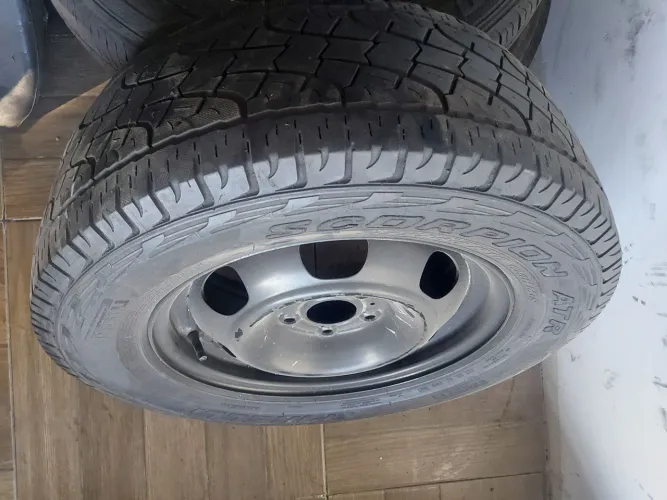 Roda estepe aro 16,furacão  5x114, tucson, captiva, pneu 235/60/16
