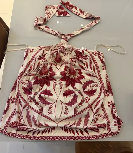 Vestido Farm G Floral Vermelho