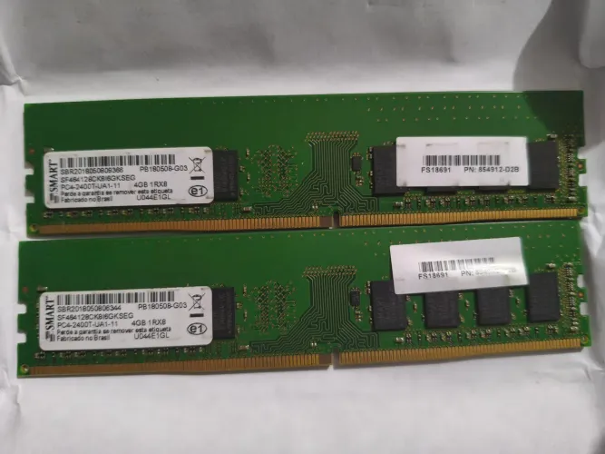 Memória DDR4 SMART 2x4GB