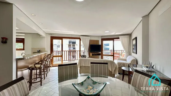 Lindo apartamento em condomínio frente mar com 3 dormitórios na Praia Grande Ubatuba SP