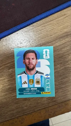 Figurinha do Messi copa 2026