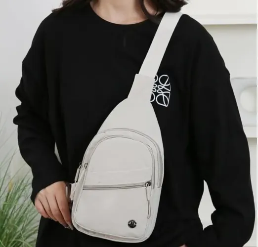 Mochila Transversal Tiracolo Esportiva e de Ombro-Feminina