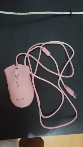Mouse Gamer Dazz 12800 DPI - Rosa com LED