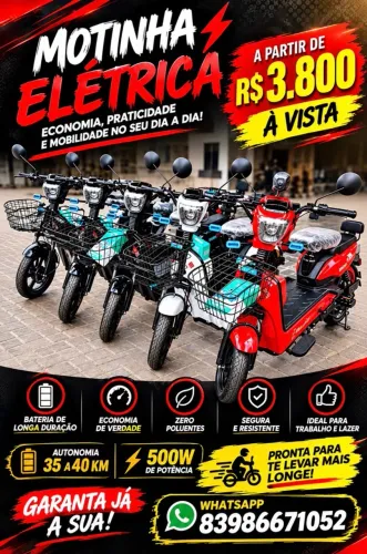 Scooter Eletrica Gicin 8. 500w