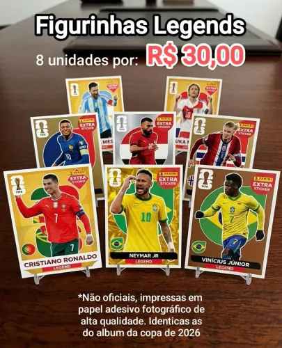 Figurinha Legend da copa do mundo 2026 (para completar seu álbum)