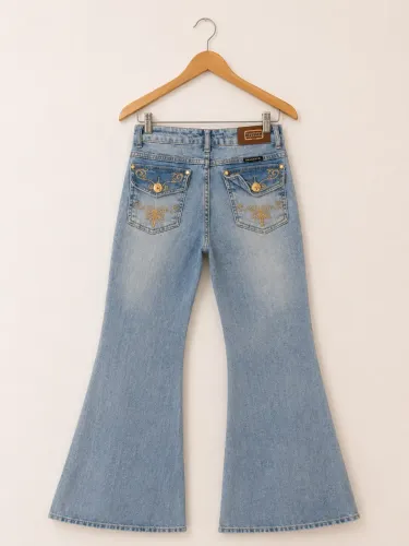 calça flare country selvagem (anos2000)