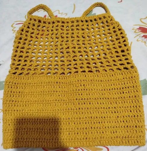 Blusa de crochê 