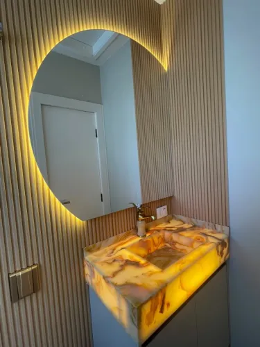 Espelho Orgânico com Led | 120 x 90