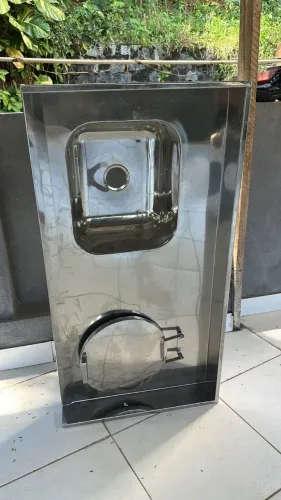 Bancada Expurgo E Pia Em Inox