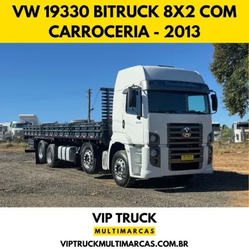 Volkswagen VW 19330 Constellation Bitruck 8x2 Carroceria Cabine Leito VW 30330 VW 24330