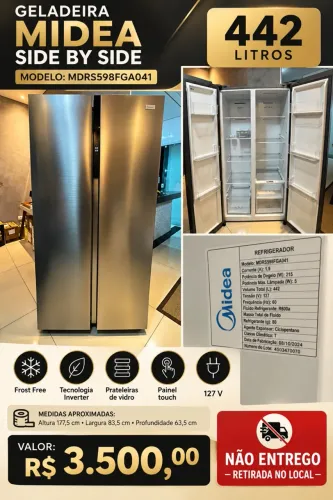 Vendo Geladeira Midea Side By Side