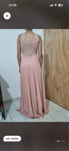 Vestido rosê