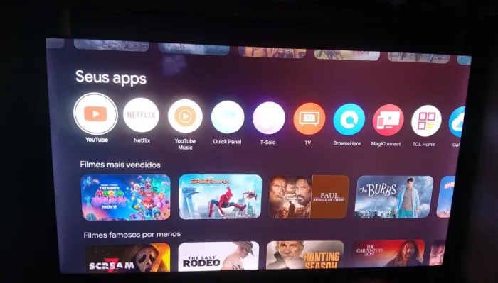Tv TCL Android  65 polegadas 