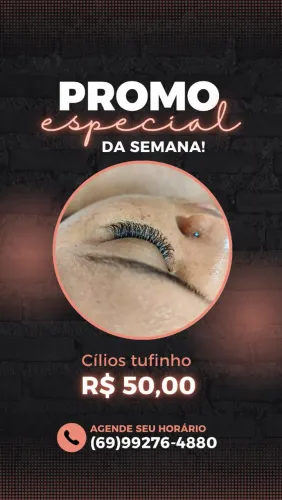 Cílios tufinho 