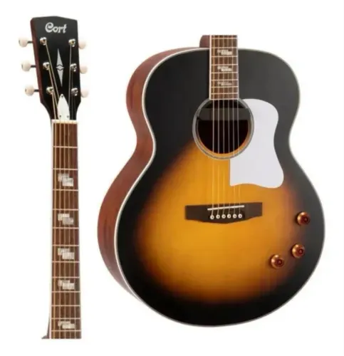 Violão Cort CJ Retrô SB e BK Novos