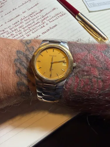 Tissot PRX Vintage P580.G - Safira - Pulseira Original - Swiss Made